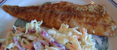 BBQ tandoori fish