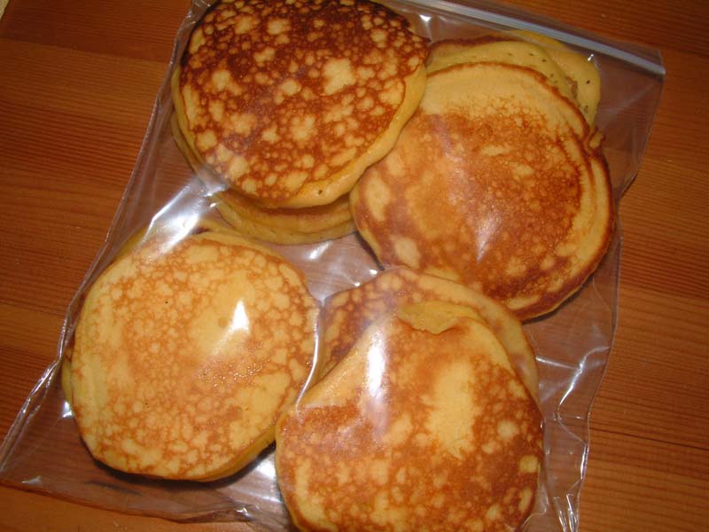 Pancakes in a bag jar gift recipe