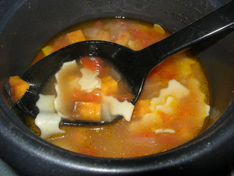 Sweet Potato Minestrone Soup